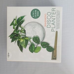 NPW Plant Life Magnetic Disco Ball Planter